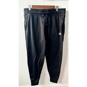 The North Face women's black fleece joggers size Large
